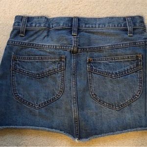 Free people jean skirt